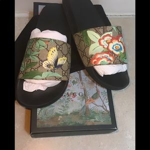 Gucci Tian Butterfly Slides 427070 Sandals